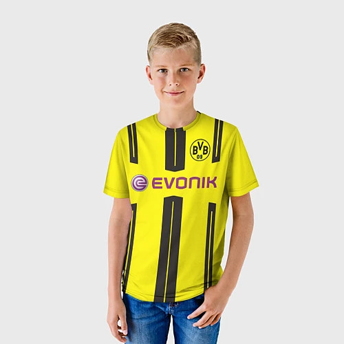 Детская футболка BVB FC: Evonik / 3D-принт – фото 3