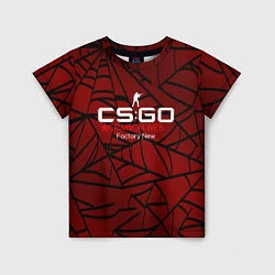Футболка детская Cs:go - Crimson Web Style Factory New Кровавая пау, цвет: 3D-принт