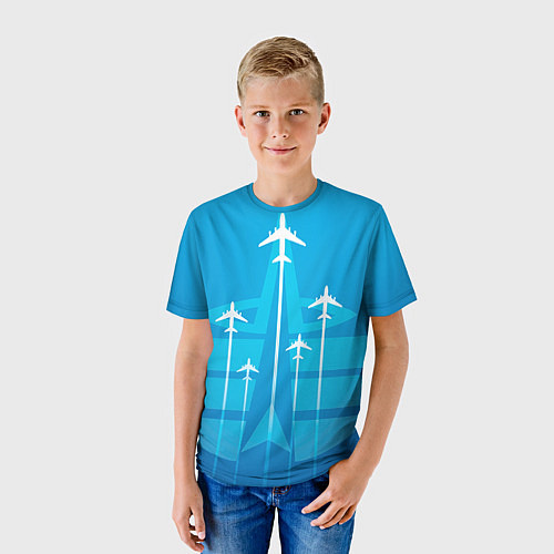 Детская футболка Космические войска / 3D-принт – фото 3
