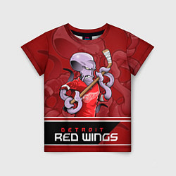 Футболка детская Detroit Red Wings, цвет: 3D-принт