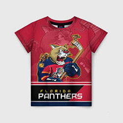 Футболка детская Florida Panthers, цвет: 3D-принт