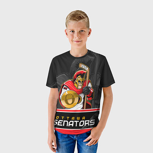 Детская футболка Ottawa Senators / 3D-принт – фото 3