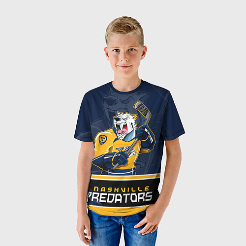 Детская футболка Nashville Predators / 3D-принт – фото 3