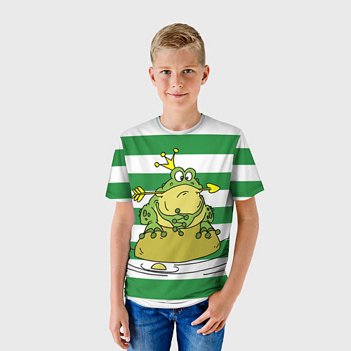 Детская футболка Царевна лягушка / 3D-принт – фото 3