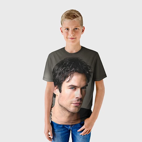Детская футболка Ian Somerhalder / 3D-принт – фото 3
