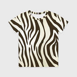 Футболка детская Шкура зебры, цвет: 3D-принт