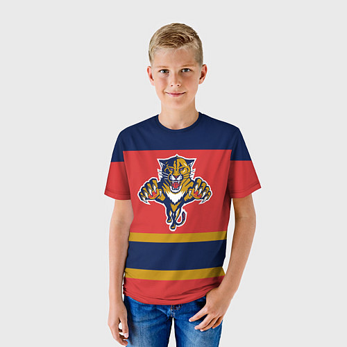 Детская футболка Florida Panthers / 3D-принт – фото 3
