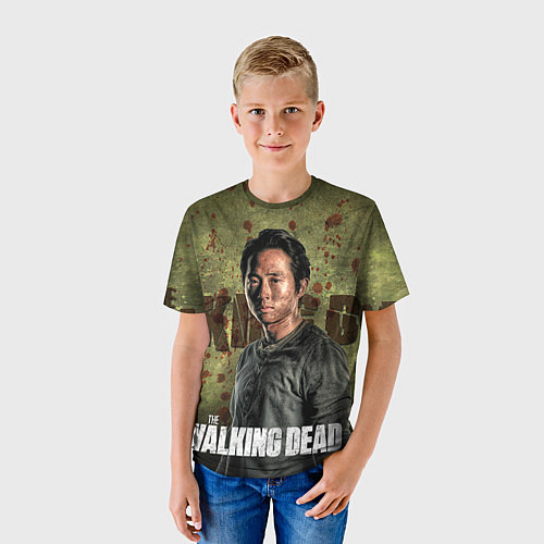 Детская футболка Ходячие мертвецы: Гленн / 3D-принт – фото 3
