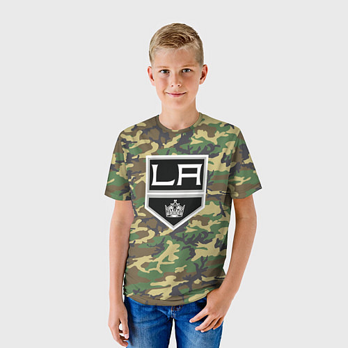 Детская футболка Kings Camouflage / 3D-принт – фото 3