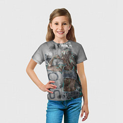 Футболка детская Фитоняшка, цвет: 3D-принт — фото 2