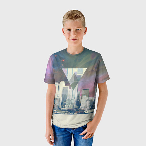 Детская футболка Хипстер / 3D-принт – фото 3