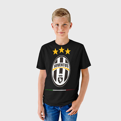 Детская футболка Juventus: 3 stars / 3D-принт – фото 3