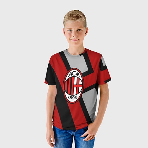 Детская футболка Milan FC 1899 / 3D-принт – фото 3