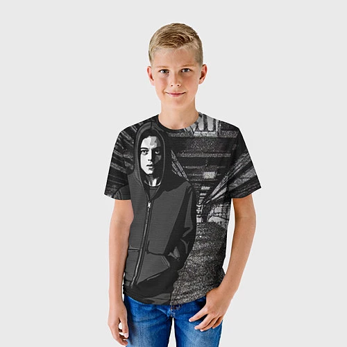 Детская футболка Эллиот в подземке / 3D-принт – фото 3