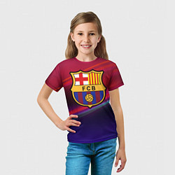 Футболка детская ФК Барселона, цвет: 3D-принт — фото 2