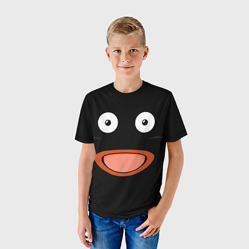 Детская футболка Mr Popo Face / 3D-принт – фото 3