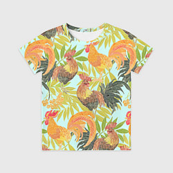 Футболка детская Год петуха 2017, цвет: 3D-принт