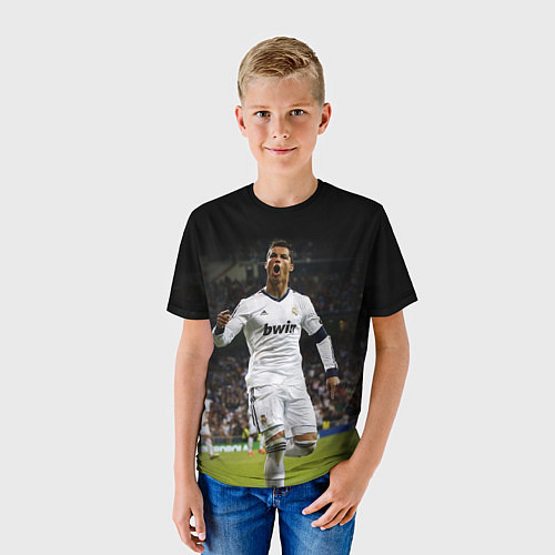 Детская футболка Роналдо / 3D-принт – фото 3