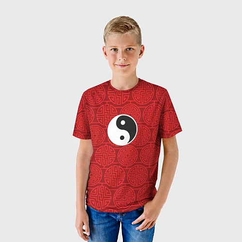 Детская футболка Yin Yang / 3D-принт – фото 3