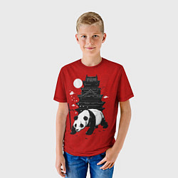 Футболка детская Panda Warrior, цвет: 3D-принт — фото 2