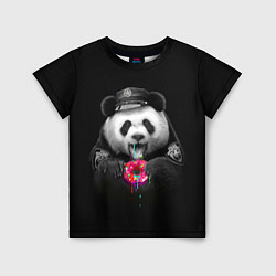 Футболка детская Donut Panda, цвет: 3D-принт