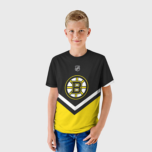 Детская футболка NHL: Boston Bruins / 3D-принт – фото 3