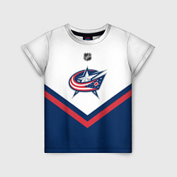 Футболка детская NHL: Columbus Blue Jackets, цвет: 3D-принт