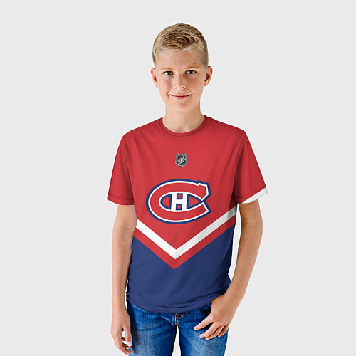 Детская футболка NHL: Montreal Canadiens / 3D-принт – фото 3
