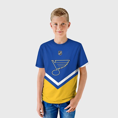 Детская футболка NHL: St. Louis Blues / 3D-принт – фото 3