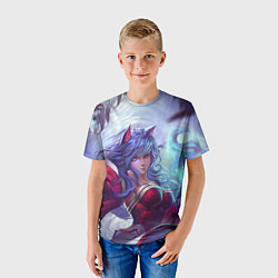 Футболка детская Red Dress, цвет: 3D-принт — фото 2