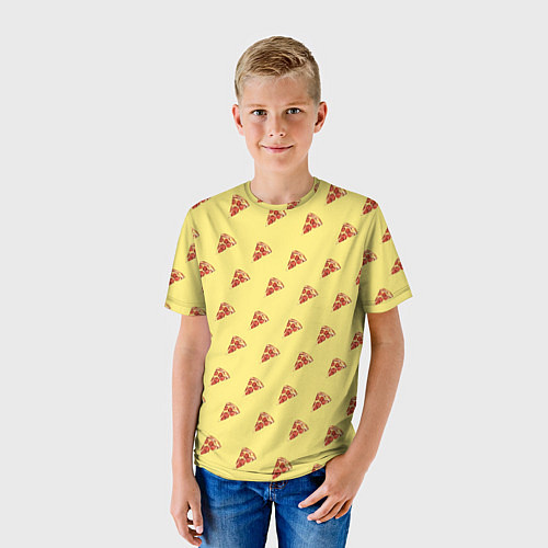 Детская футболка Рай пиццы / 3D-принт – фото 3
