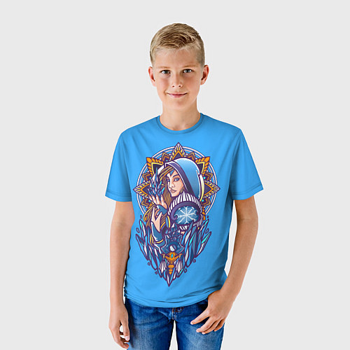 Детская футболка Crystal Maiden: Ice Magic / 3D-принт – фото 3