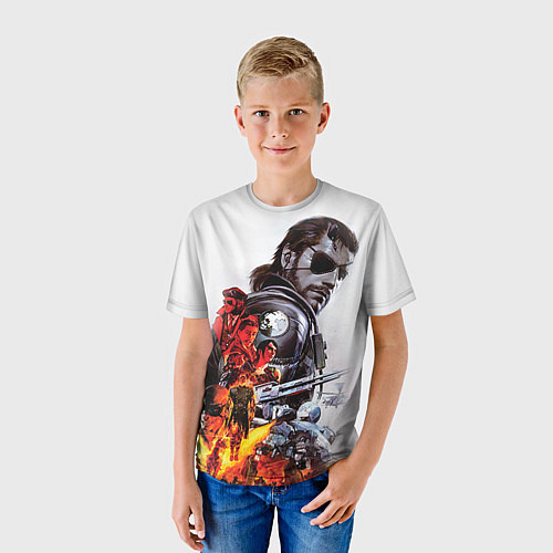 Детская футболка Metal gear solid 2 / 3D-принт – фото 3