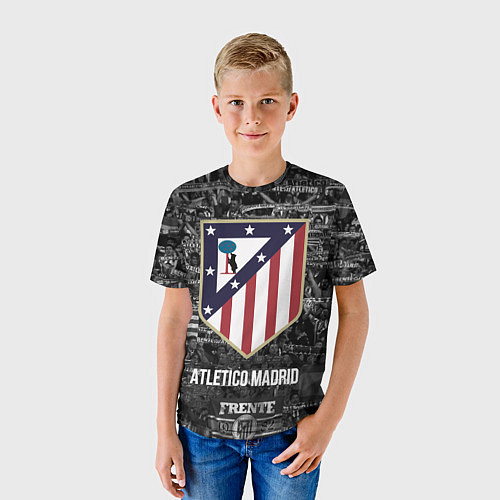 Детская футболка Атлетико Мадрид / 3D-принт – фото 3