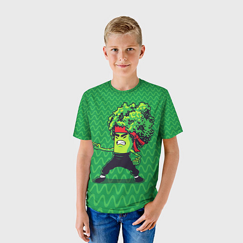 Детская футболка Брокко Ли / 3D-принт – фото 3
