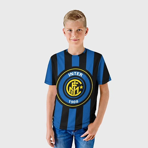 Детская футболка Inter FC 1908 / 3D-принт – фото 3