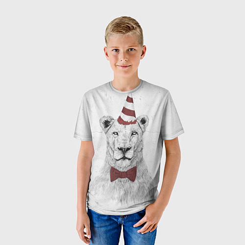 Детская футболка Новогодняя Леви / 3D-принт – фото 3