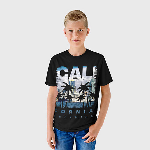 Детская футболка Калифорния / 3D-принт – фото 3