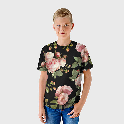 Детская футболка TOP Roses / 3D-принт – фото 3