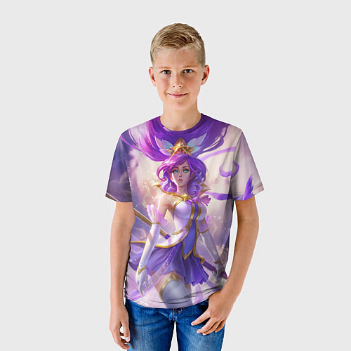 Детская футболка Purple / 3D-принт – фото 3