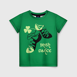 Футболка детская Ireland, Irish dance, цвет: 3D-принт