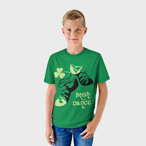 Детская футболка Ireland, Irish dance / 3D-принт – фото 3