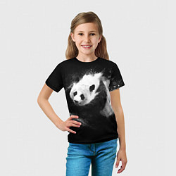 Футболка детская Молочная панда, цвет: 3D-принт — фото 2