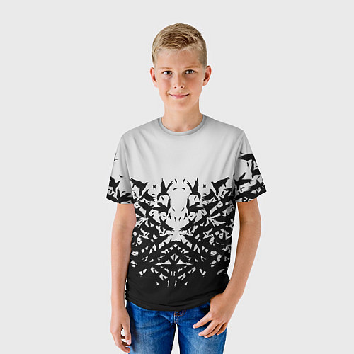 Детская футболка Птичий вихрь / 3D-принт – фото 3