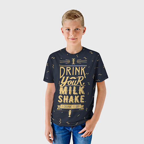Детская футболка Milk Shake / 3D-принт – фото 3