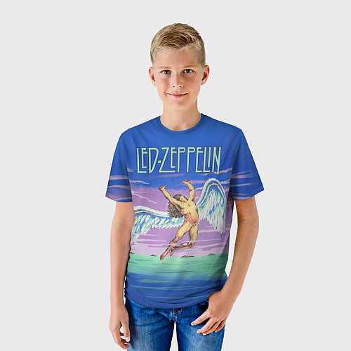 Детская футболка Led Zeppelin: Angel / 3D-принт – фото 3