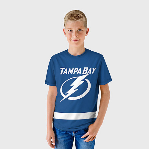Детская футболка Tampa Bay: Kucherov / 3D-принт – фото 3