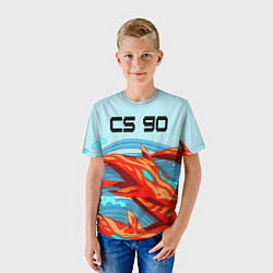 Футболка детская CS GO: AR Style, цвет: 3D-принт — фото 2