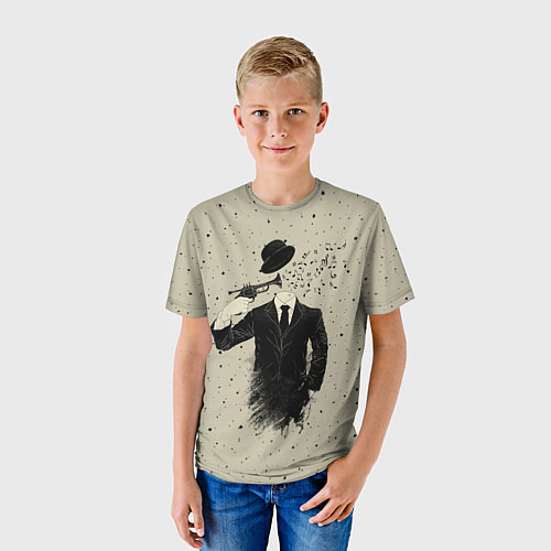 Детская футболка Музыкальный самоубийца / 3D-принт – фото 3