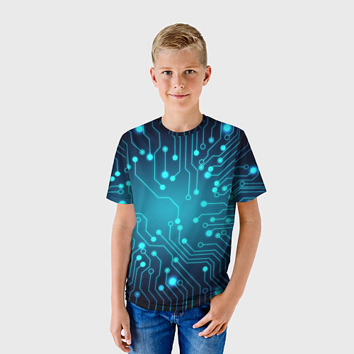 Детская футболка SkyNet / 3D-принт – фото 3